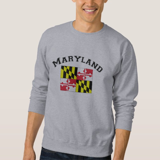 Maryland-Flagge Sweatshirt (Vorderseite)