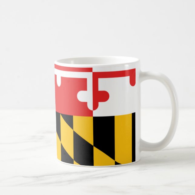 Maryland-Flagge Tasse (Rechts)