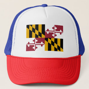 Maryland-Flagge Truckerkappe