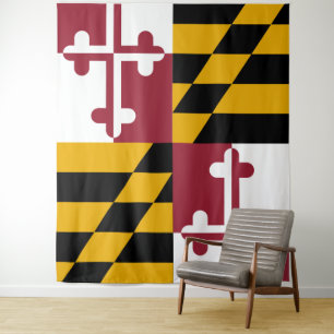 Maryland-Flagge Wandteppich