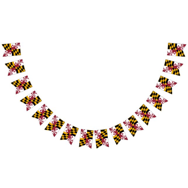 Maryland-Flagge Wimpelkette (Alle)