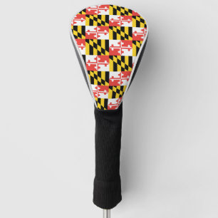 Maryland-Flaggen-Golfclub-Kopf-Abdeckung Golf Headcover