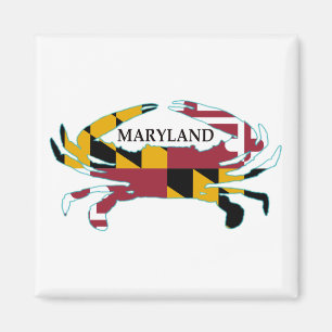 Maryland-Flaggen-Krabben-Magnet Magnet