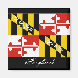 Maryland-Flaggen-Magnet Magnet