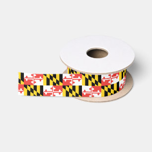 Maryland-Flaggen-Satin-Band Satinband