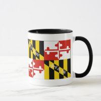 Maryland-Flaggen-Tasse