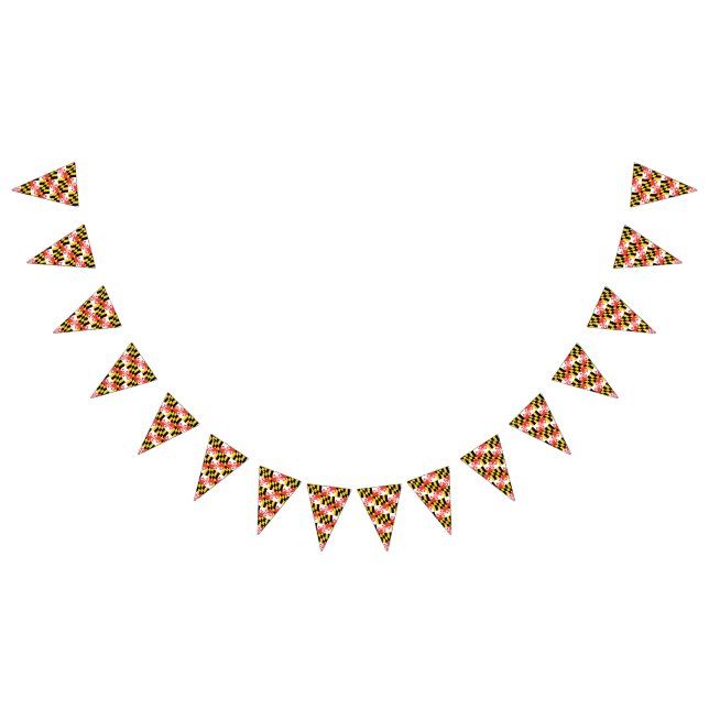 Maryland-Flaggenflaggenfahne Wimpelkette (Alle)