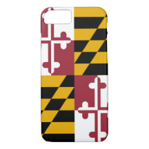 Maryland-Flaggentelefonkasten