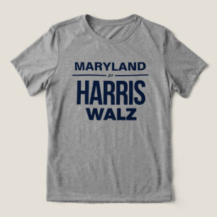 Maryland für Harris Walz Tri-Blend Shirt