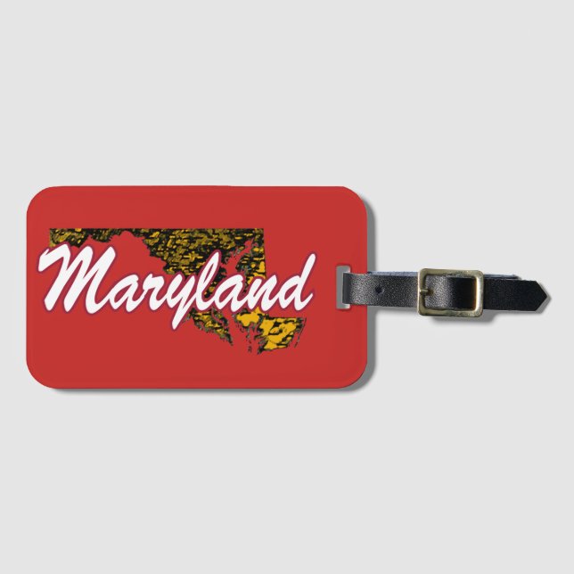 Maryland Gepäckanhänger (Vorderseite (Horizontal))
