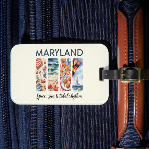 Maryland - Gewürz, Sonne und Gezeitenrhythmus Gepäckanhänger