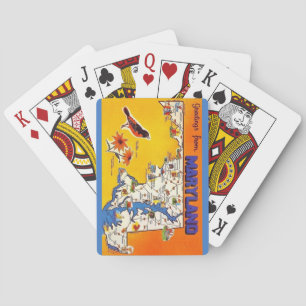 Maryland-Gruß-Spielkarten Spielkarten