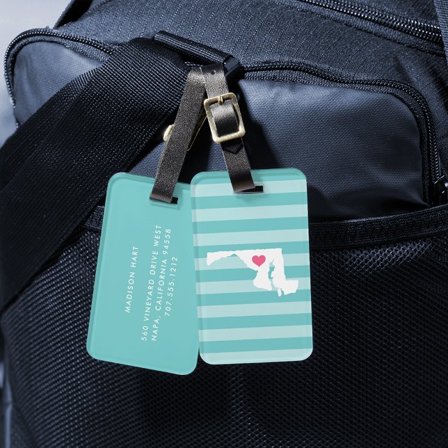 Maryland Heart | Zuhause Staat Gepäckanhänger (Von Creator hochgeladen)