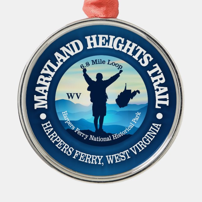 Maryland Heights (V) Ornament Aus Metall (Vorne)
