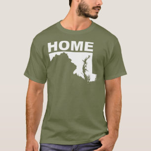 Maryland Heimweg vom Staat T-Shirt Tees