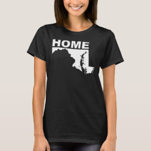 Maryland Heimweg-von-Staat-T-Shirt Tees