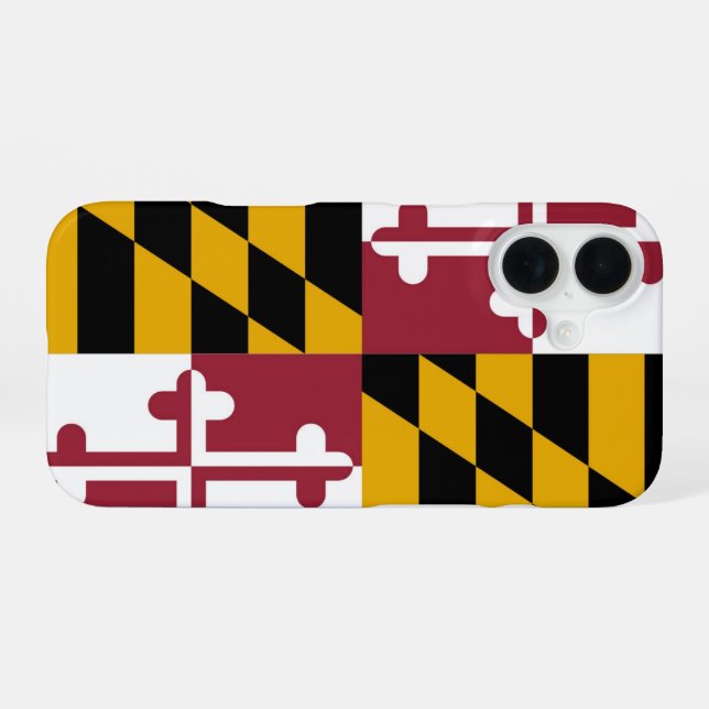 Maryland iPhone 16 Hülle (Rückseite (Horizontal))