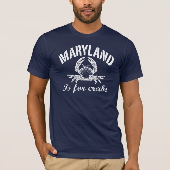 Maryland ist für Krebse T-Shirt (Vorderseite)