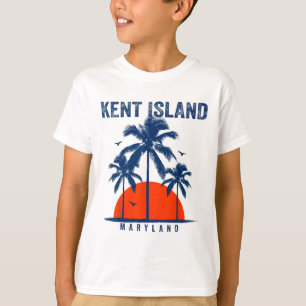Maryland Kent Island Ozean Surfen Surfboarding T-Shirt