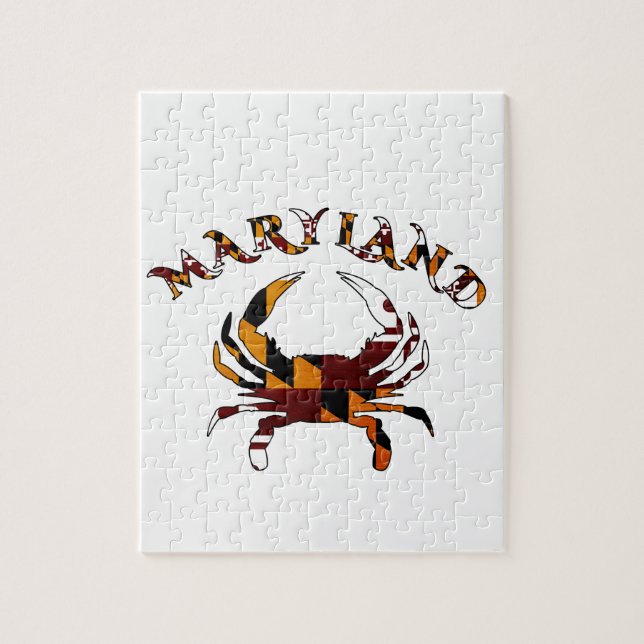 Maryland-Krabben-Flagge Puzzle (Vertikal)