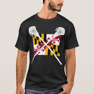 Maryland Lacrosse Shirt Lax MD Staat Team Player F