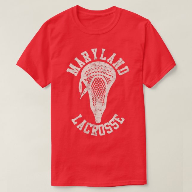 Maryland Lacrosse Vintag Stickhead T-Shirt (Design vorne)