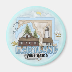 Maryland Leuchtturm Magnet