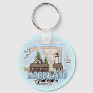 Maryland Leuchtturm-Schlüsselanhänger Schlüsselanhänger