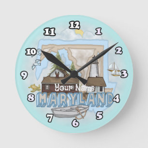 Maryland Leuchtturm Uhr