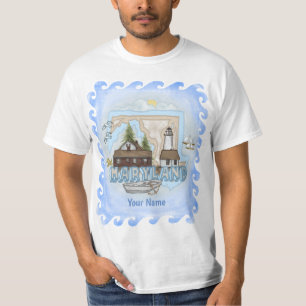 Maryland Lighthouse T - Shirt