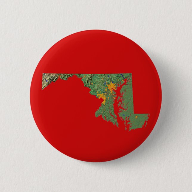 Maryland Map Button (Vorderseite)