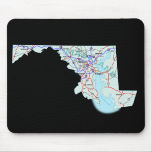 Maryland Map Mousepad