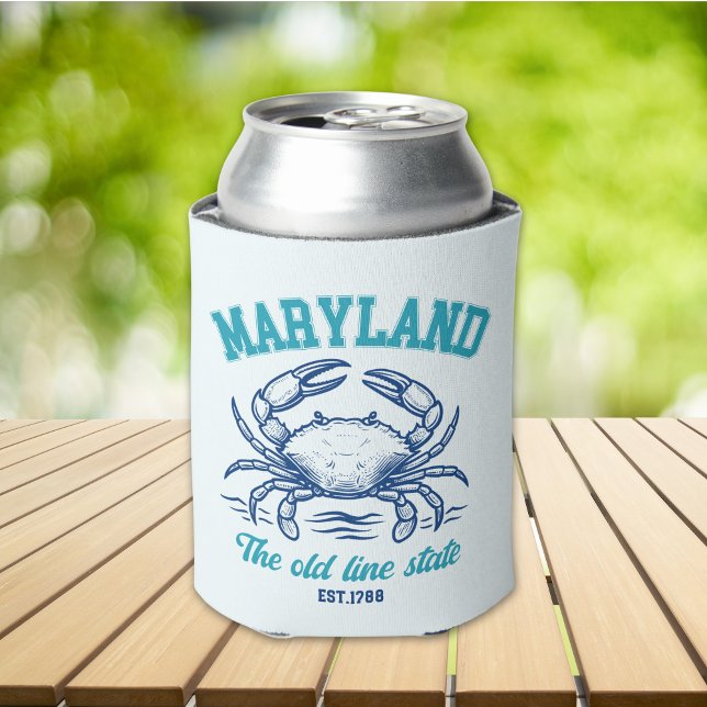 Maryland Old Line State Crab Can Cooler Dosenkühler (Von Creator hochgeladen)