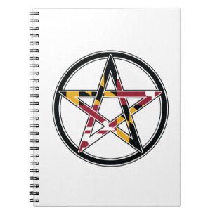 Maryland Pagan transparent Notizblock