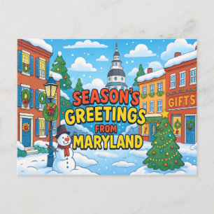 MARYLAND Postkarte