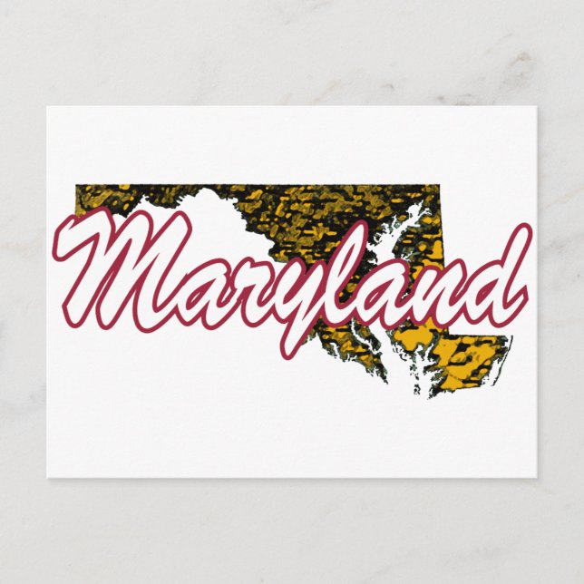 Maryland Postkarte (Vorderseite)