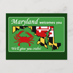 Maryland Postkarte