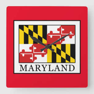 Maryland Quadratische Wanduhr