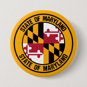 Maryland RundEmblem Button