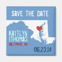 Maryland Save the Date - Individuell gestaltbare S