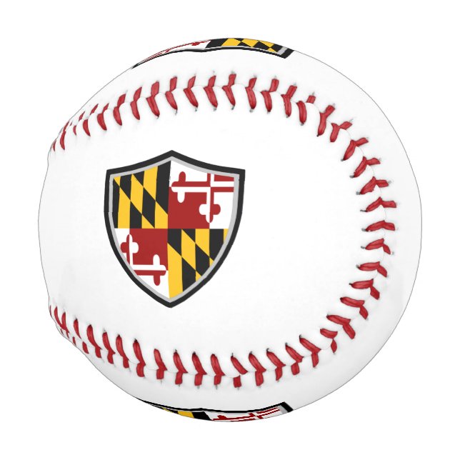 Maryland-Schild-Baseball Baseball (Vorne Rechts)