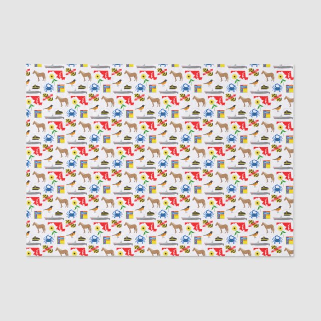 Maryland Seidenpapier (Vorderseite)