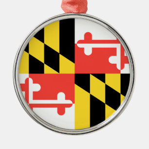 MARYLAND SILBERNES ORNAMENT