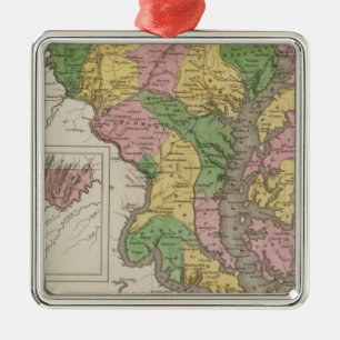 Maryland Silbernes Ornament
