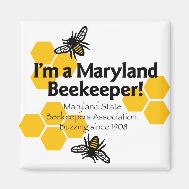 Maryland Staat Beekeepers Association Magnet (Vorne)
