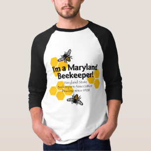 Maryland Staat Beekeepers Association Raglan Shirt