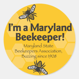 Maryland Staat Beekeepers Association Sticker