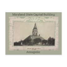 Maryland Staat Hauptstadt Gebäude 1908