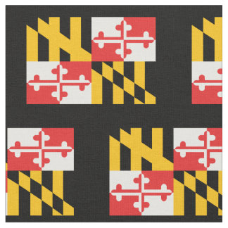 Maryland Staat Patriotic Flag Stoff
