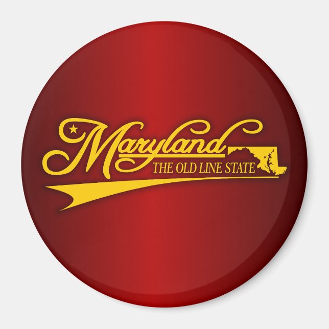 Maryland Staat von mir Magnet (Vorne)